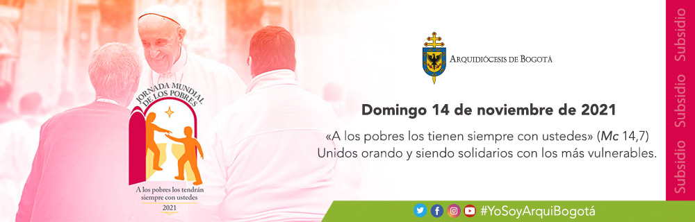 Banner jornada mundial de los pobres 2021