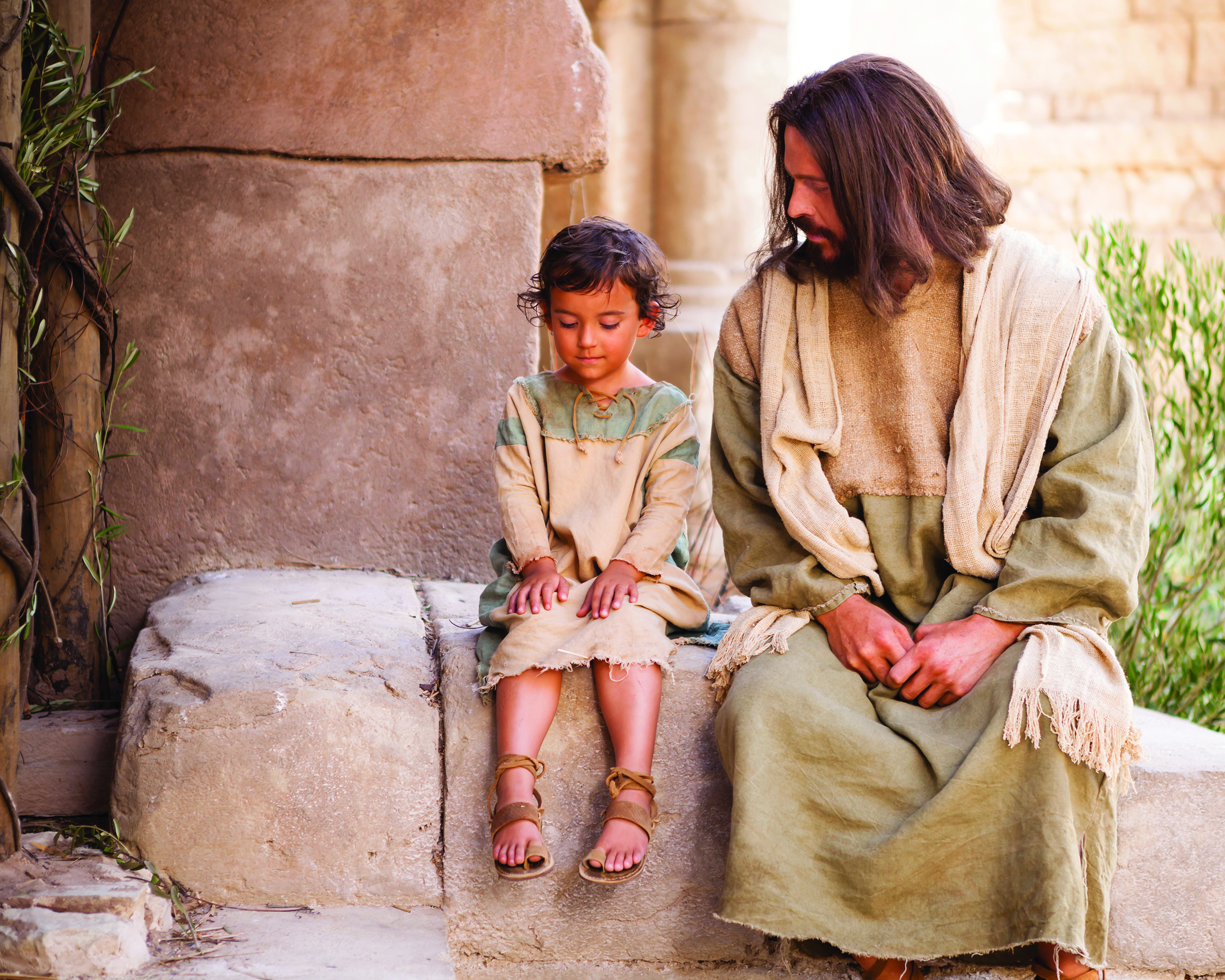 Jesús y niño