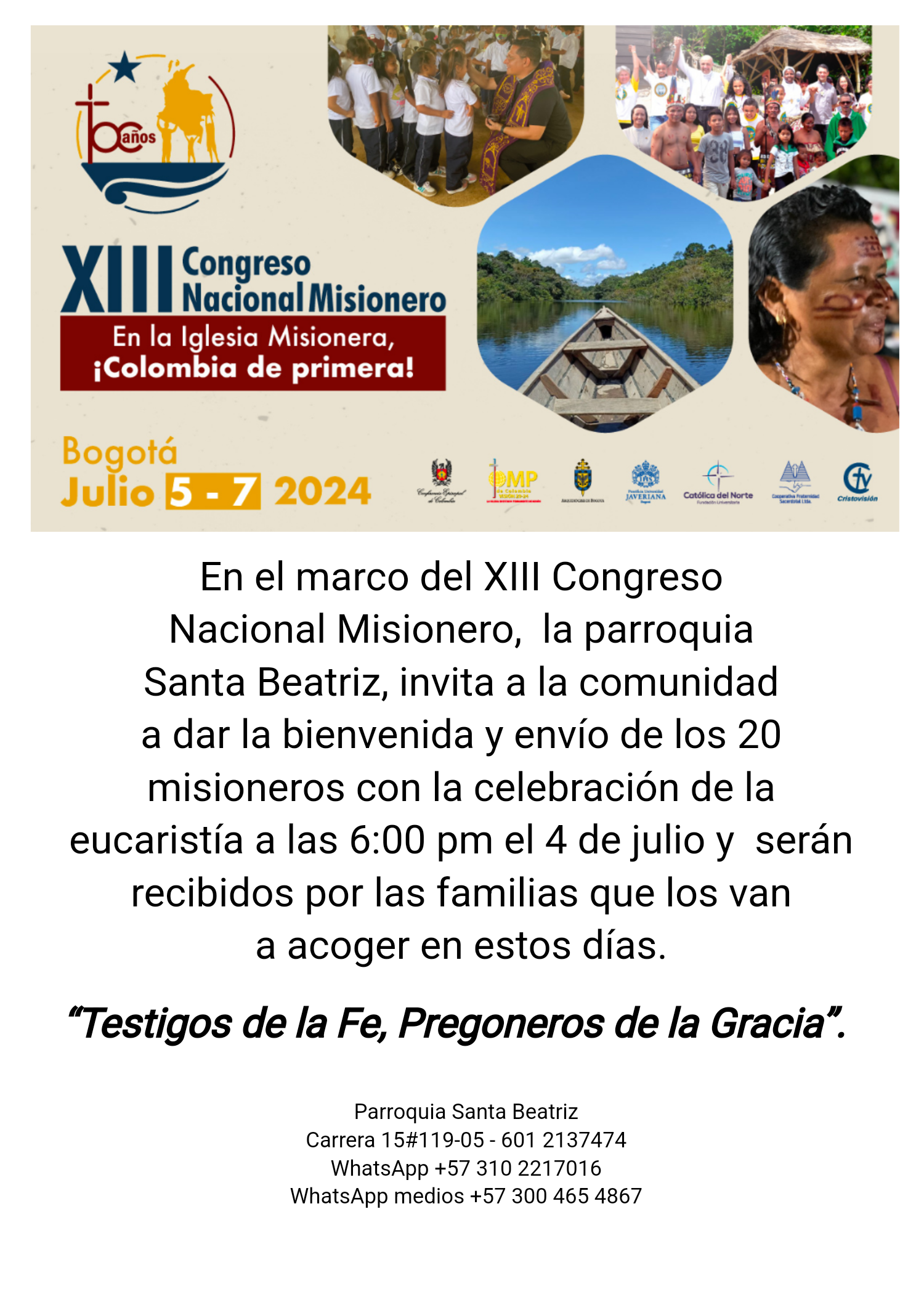 Misa Misioneros