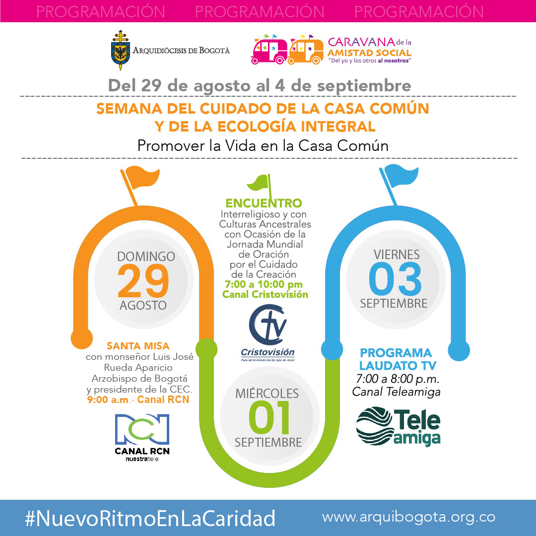 Programacion semana cuidado casa comun