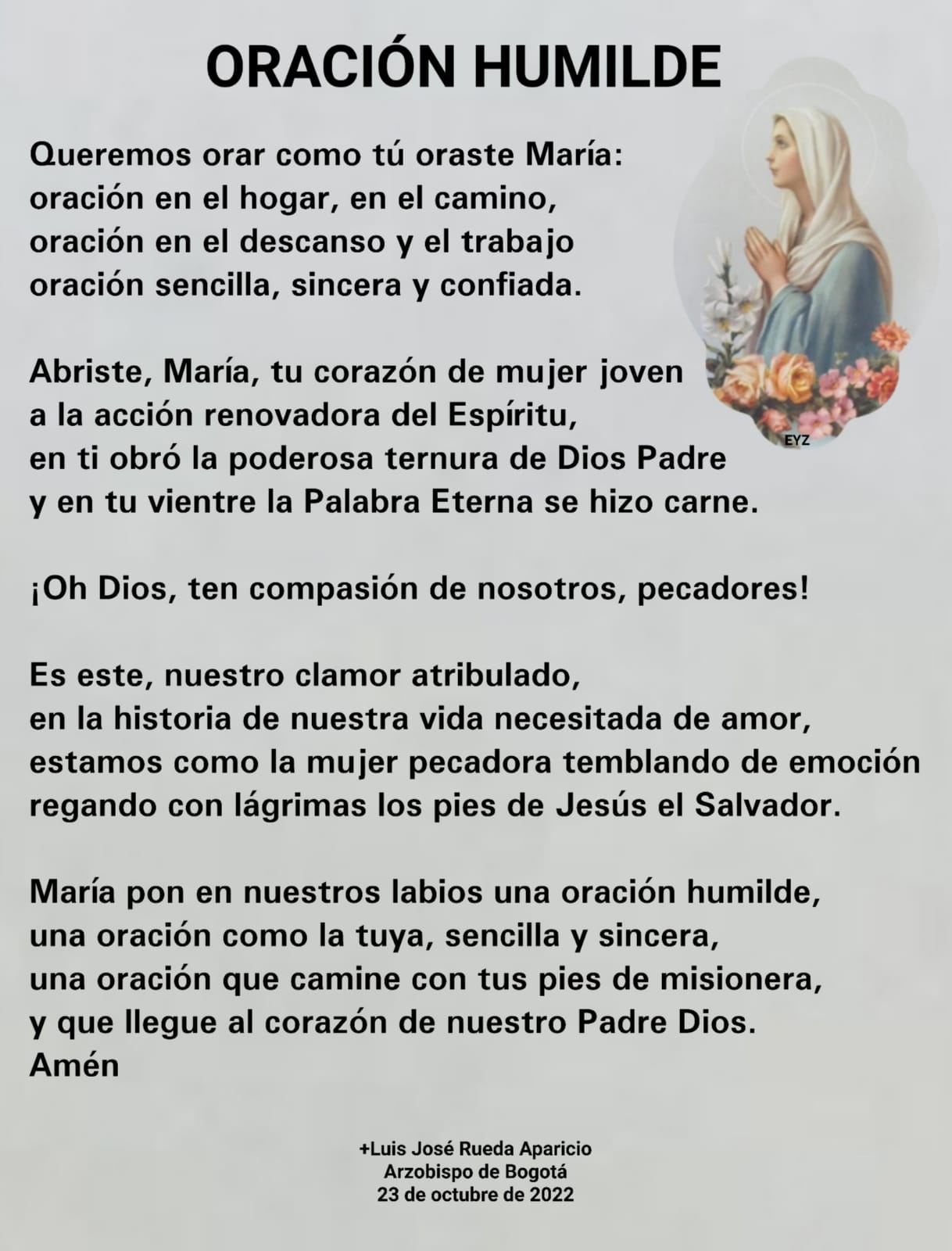 oración