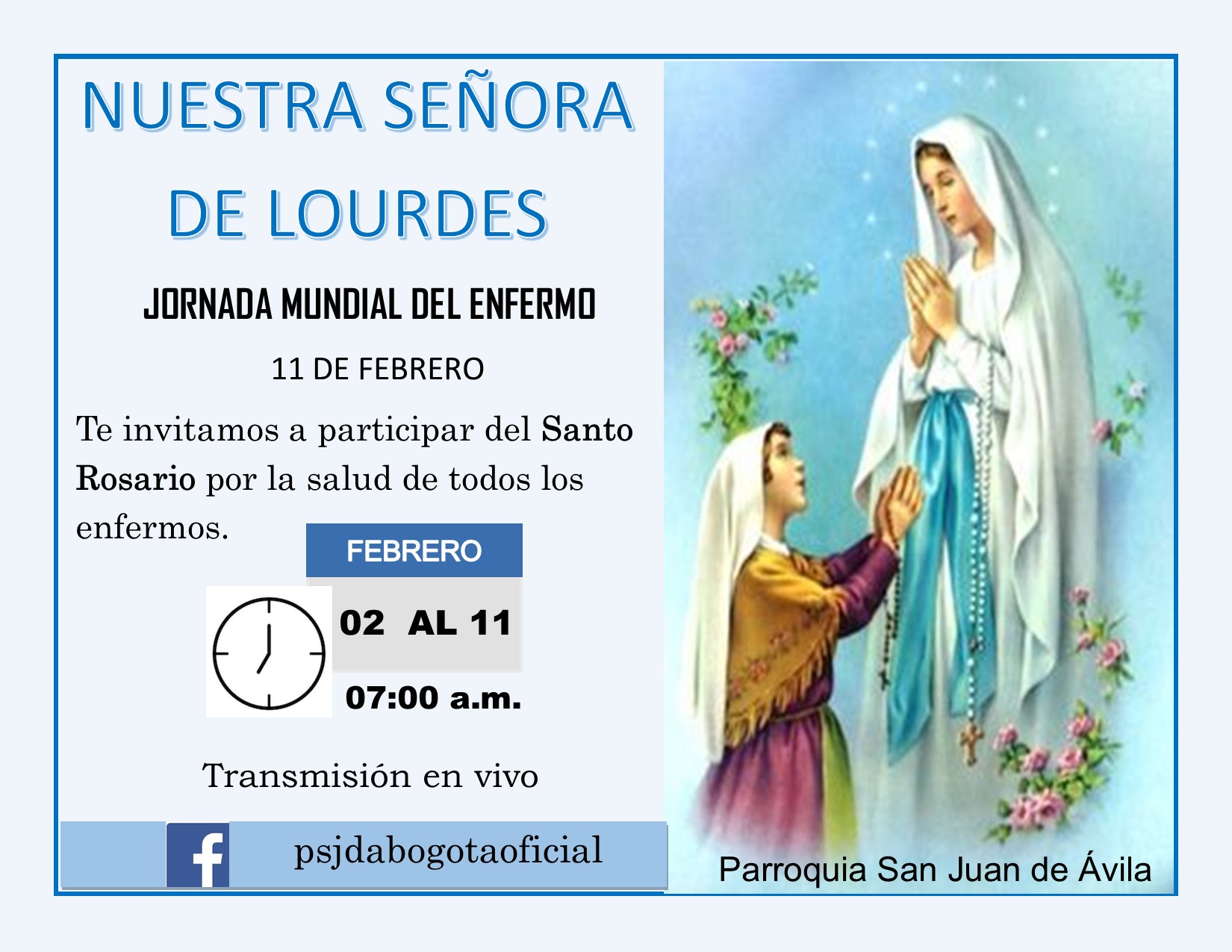 jornada mundial del enfermo