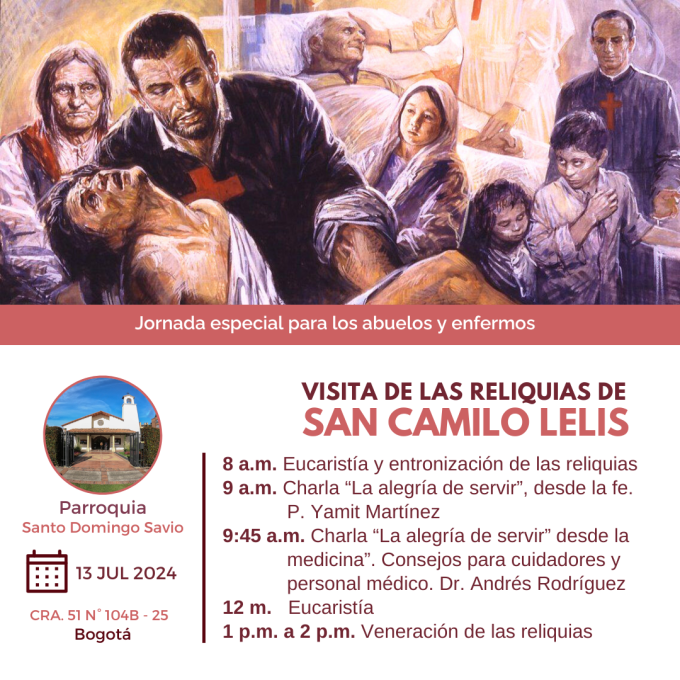 Reliquias San Camilo Lelis