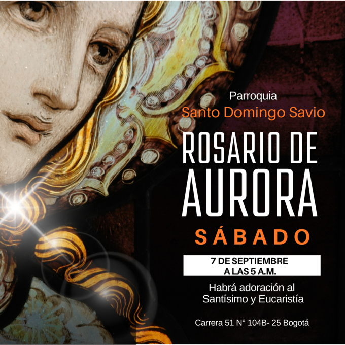 Rosario de aurora Santo DOmingo Savio 