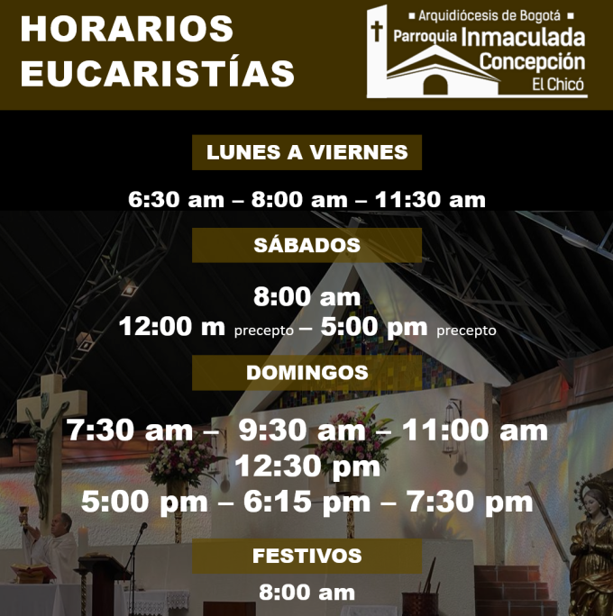HORARIOS INMACULADA