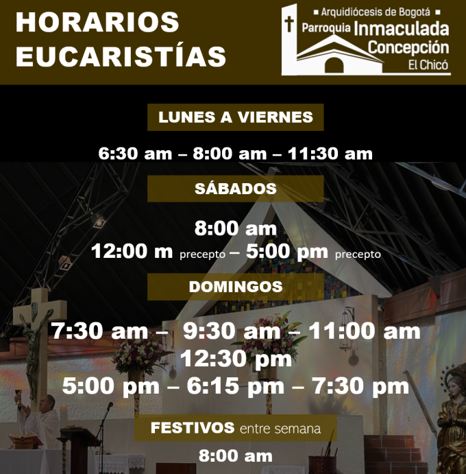 HORARIOS INMACULADA